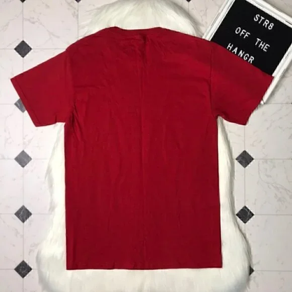 NWT Fifth Sun red Christmas theme graphic tee size S - Picture 2 of 4